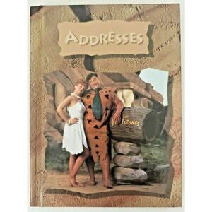 1993 Universal City Studios The Flintstones Addresses Book U166